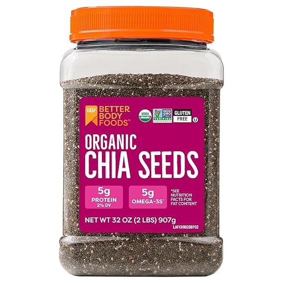 BetterBody Foods Organic Chia Seeds